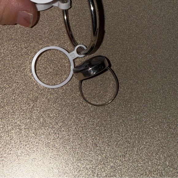 Abalone shell ring sea opal - Picture 7 of 8